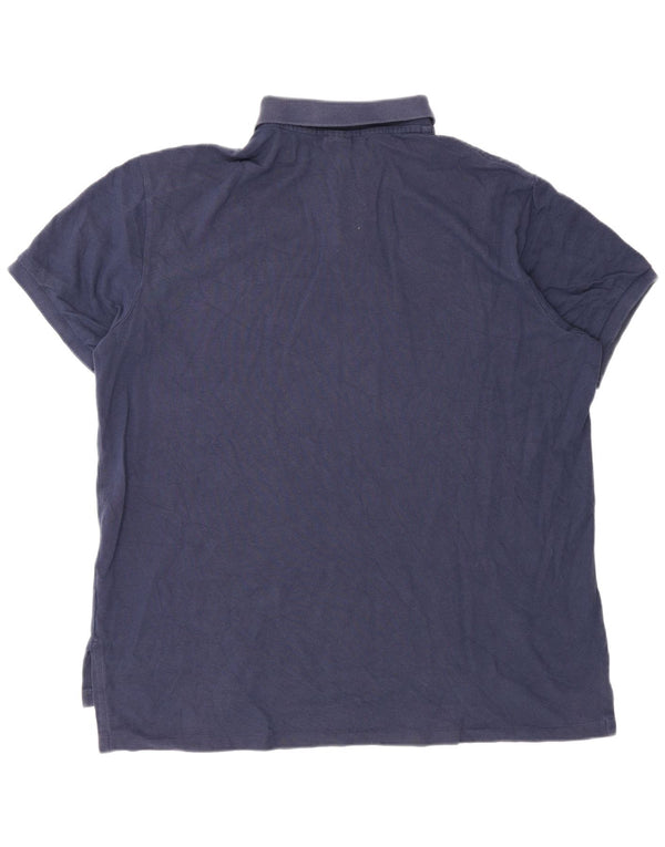 Polo Ralph Lauren Herren-Poloshirt mit individueller Passform, 2XL, Marineblau, Baumwolle