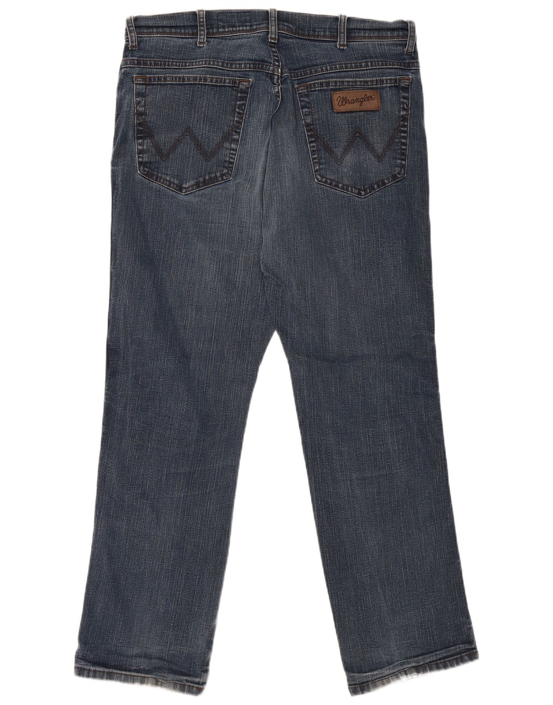 WRANGLER Herren Texas Straight Jeans W34 L30 Blaue Baumwolle