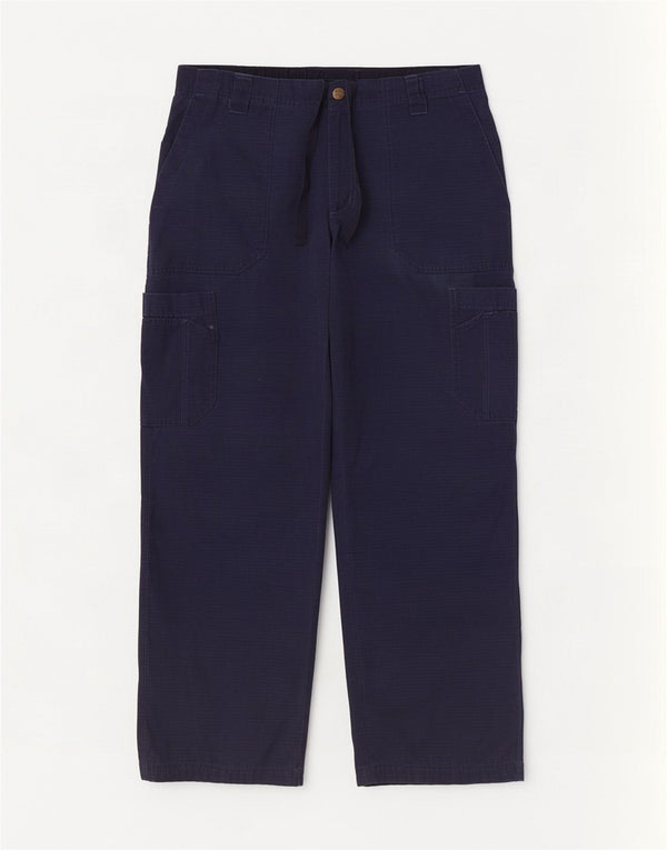 Carhartt Damen gerade Cargo-Hose, mittelgroß, W30 L30, marineblau, Baumwolle
