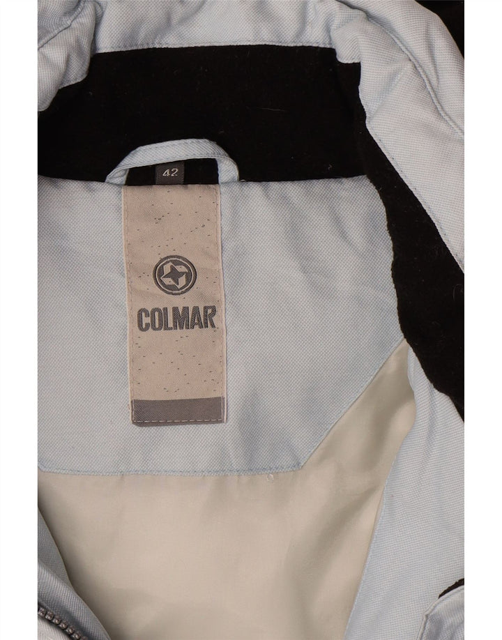 Colmar Damen-Skijacke mit Kapuze, EU 42, groß, blau, Farbblock