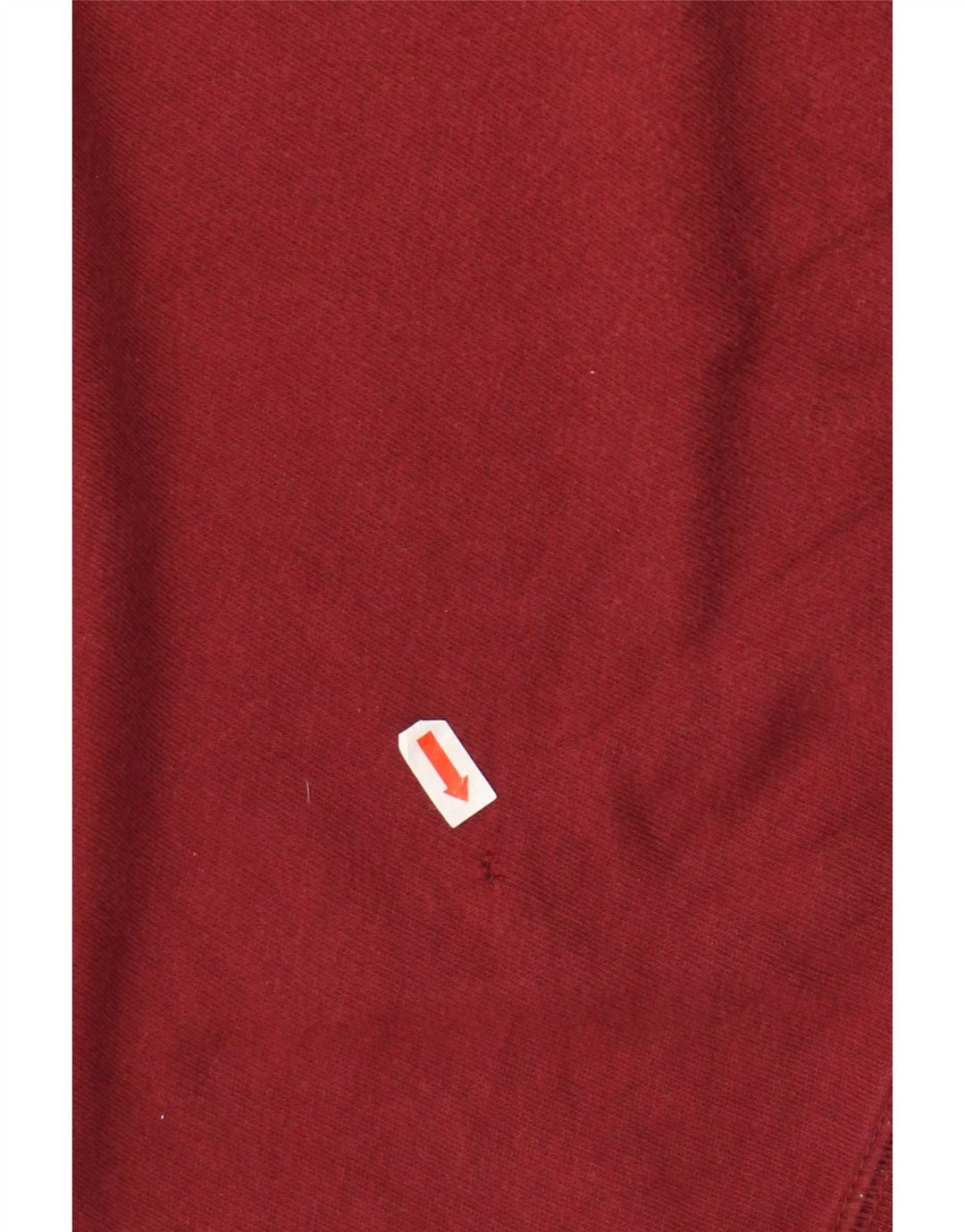 ASICS Herren-Sweatshirt-Pullover aus mittelroter Colourblock-Baumwolle