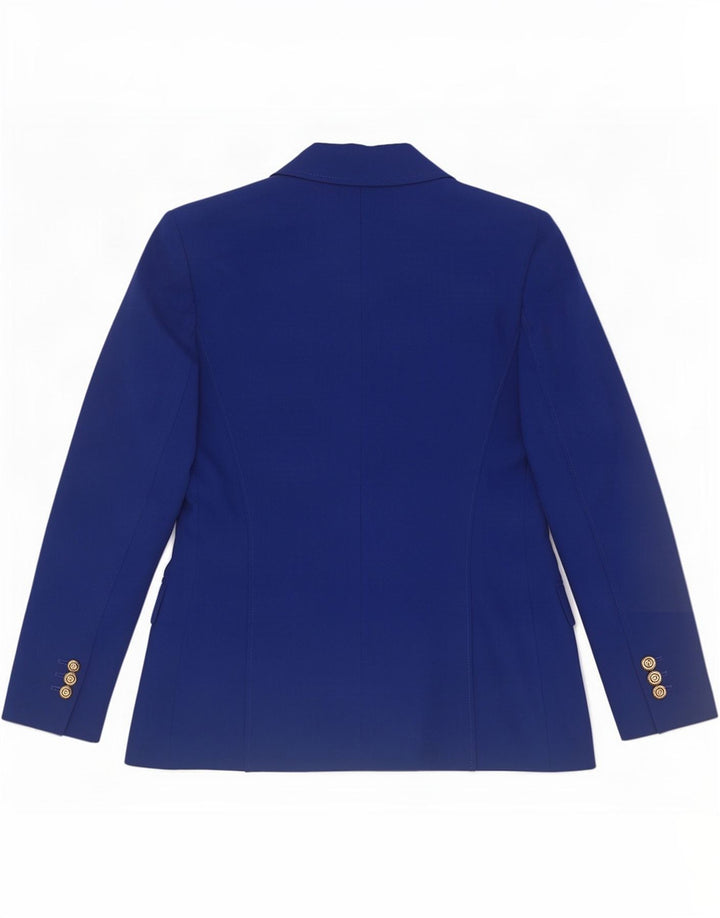 Zweireihiger Blazer für Damen von Zara, UK 12, Mittelblau, Polyester