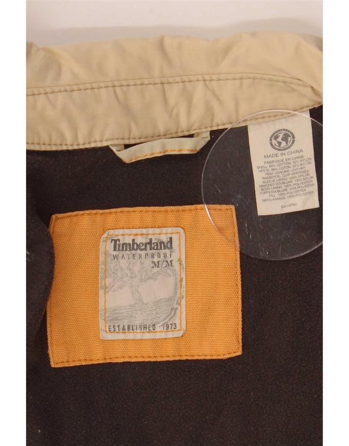 Timberland Herren Bomberjacke UK 38 Mittelbeige Baumwolle