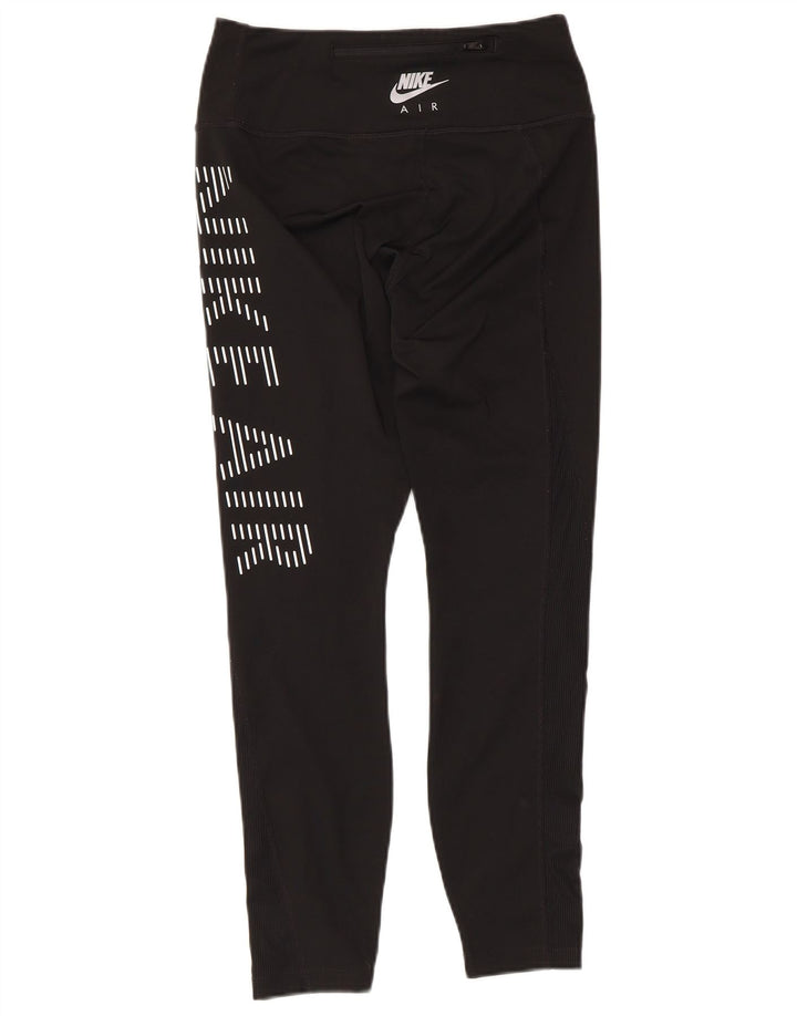 Nike Womens Graphic Leggings UK 8 Small Schwarz Polyester