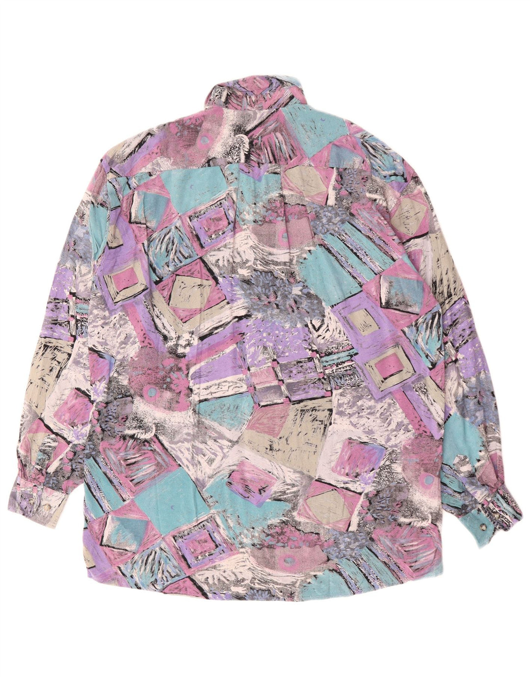 DORNBUSCH Herrenhemd Größe 39/40 Medium Mehrfarbig Patchwork Viskose