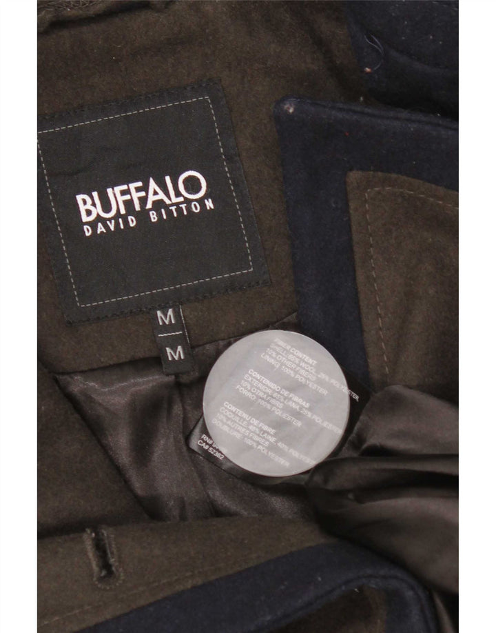 Buffalo Damen David Bitton Zweireihiger Mantel UK 12 Medium Khaki