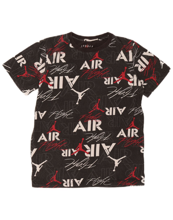 Jordan T-Shirt mit Grafik für Jungen, 13–14 Jahre, XL, schwarze Baumwolle