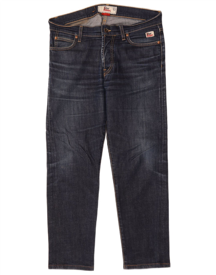 Roy Rogers Herren Straight Jeans W32 L27 Marineblau Baumwolle