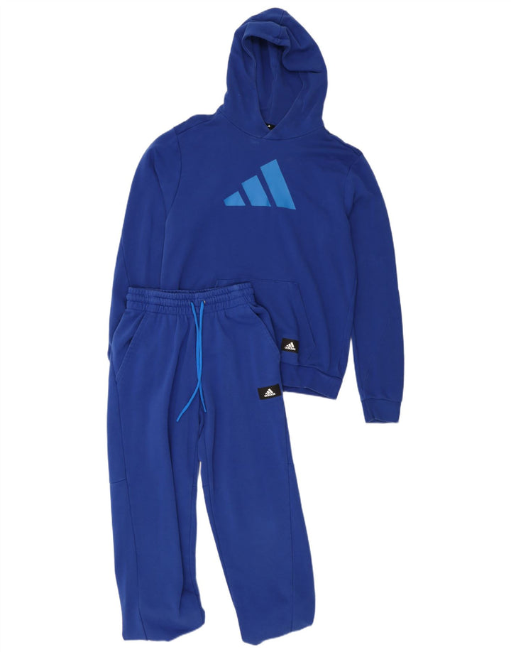 Adidas Herren Graphic Full Trainingsanzug, Größe S, Blau, Baumwolle