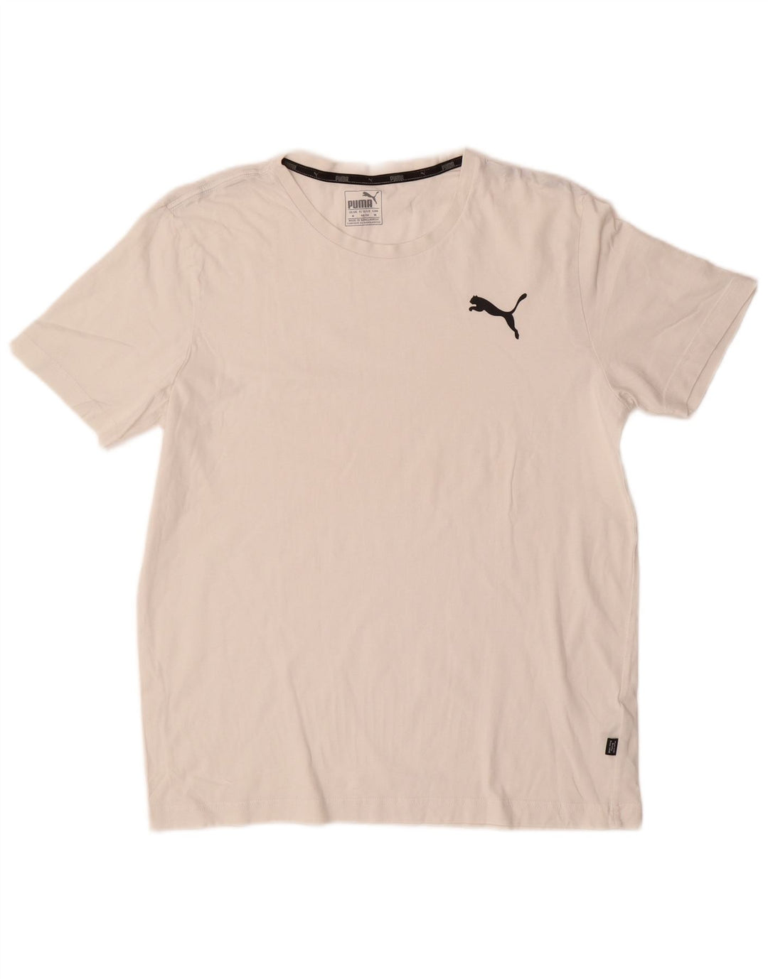 PUMA Herren T-Shirt Top Mittelweiße Baumwolle