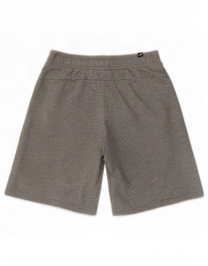 Puma Herren Graphic Sport Shorts Mittelgraue Baumwolle