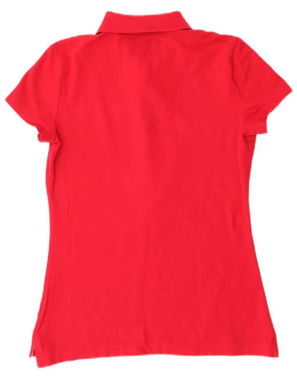Tommy Hilfiger Damen Poloshirt UK 10 Small Rot