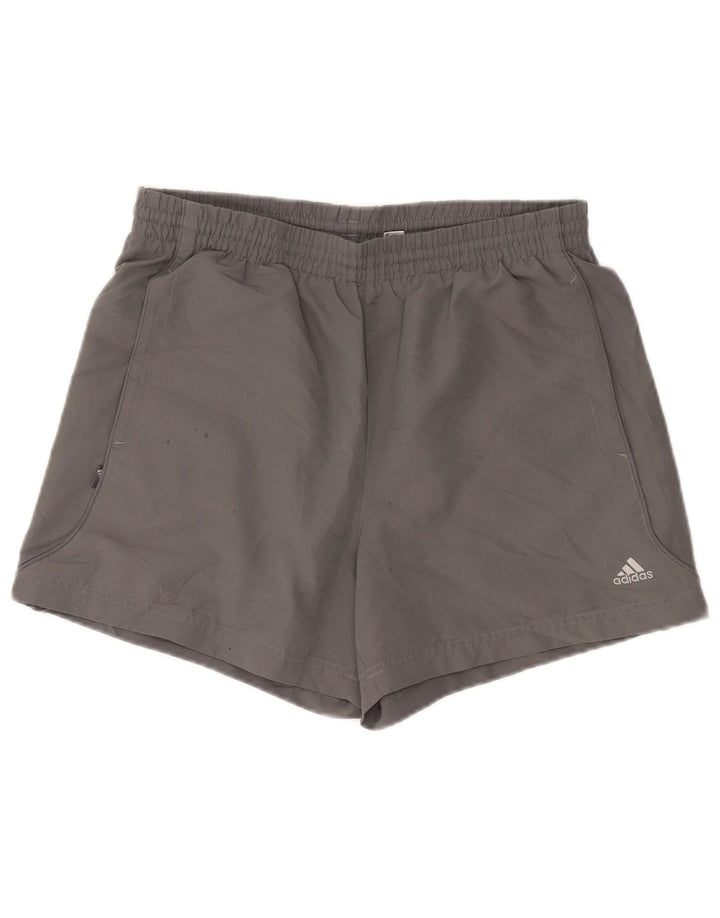 Adidas Herren Sportshorts mittelgraues Polyester