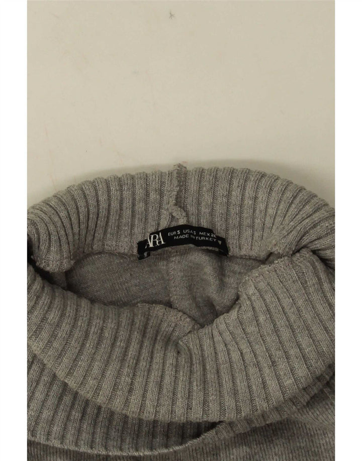 Zara Damen Weste Tank Top UK 10 Small Grau