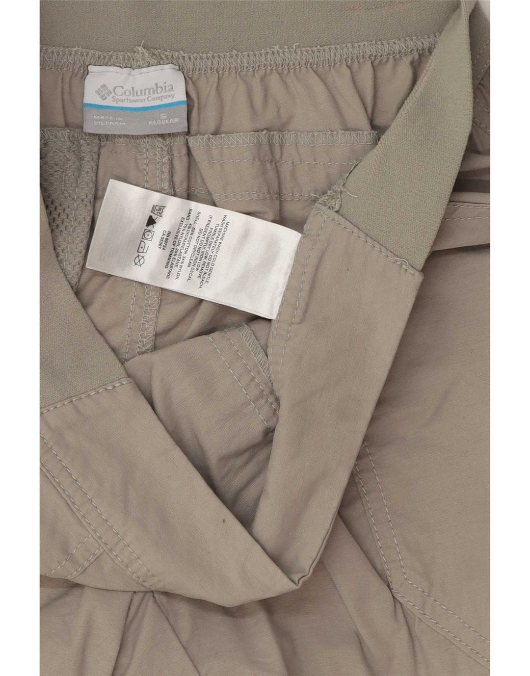 Columbia Damen-Chinoshorts mit normaler Passform, Größe S, Größe W28, Grau, Baumwolle