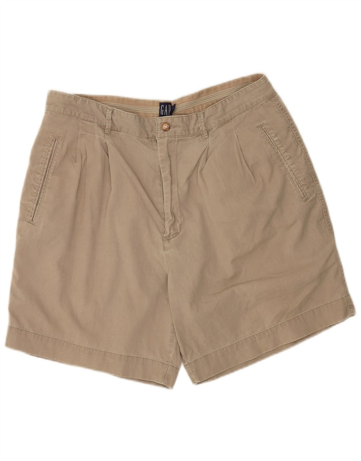 Gap Herren Pegged Chino Shorts W34 Large Beige Baumwolle