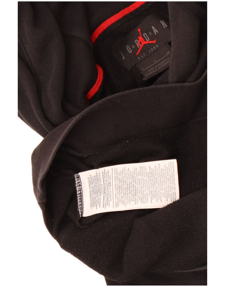 Nike Herren-Kapuzenpullover mit Grafik, Größe S, Schwarz, Baumwolle