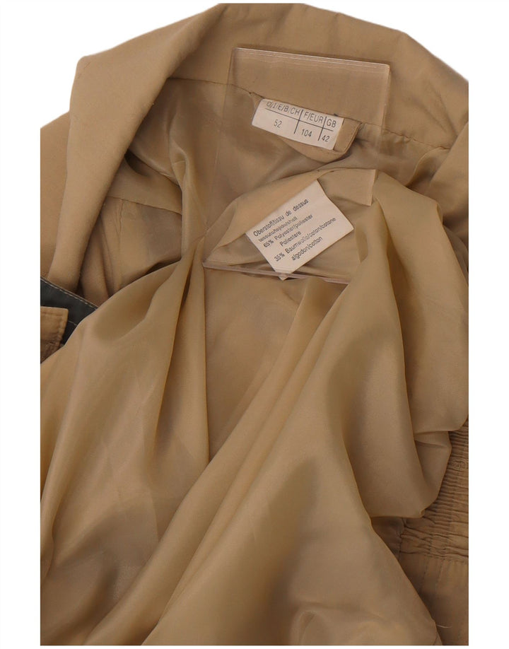 Vintage Herren Bomberjacke UK 42 XL Khaki Polyester