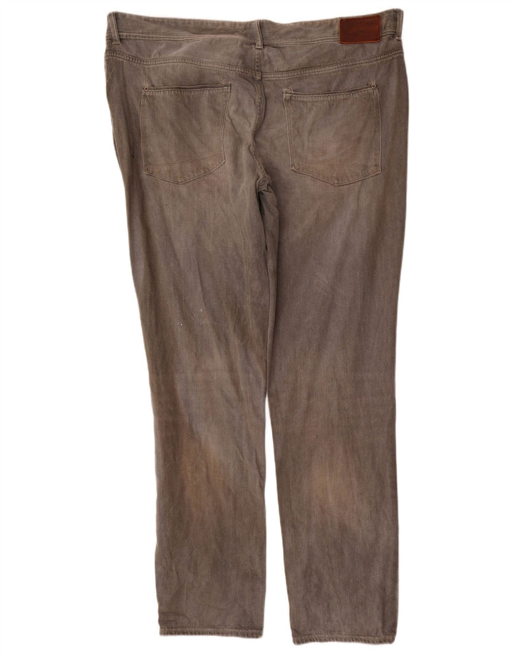 Timberland Herren Slim Jeans W42 L34 Graue Baumwolle