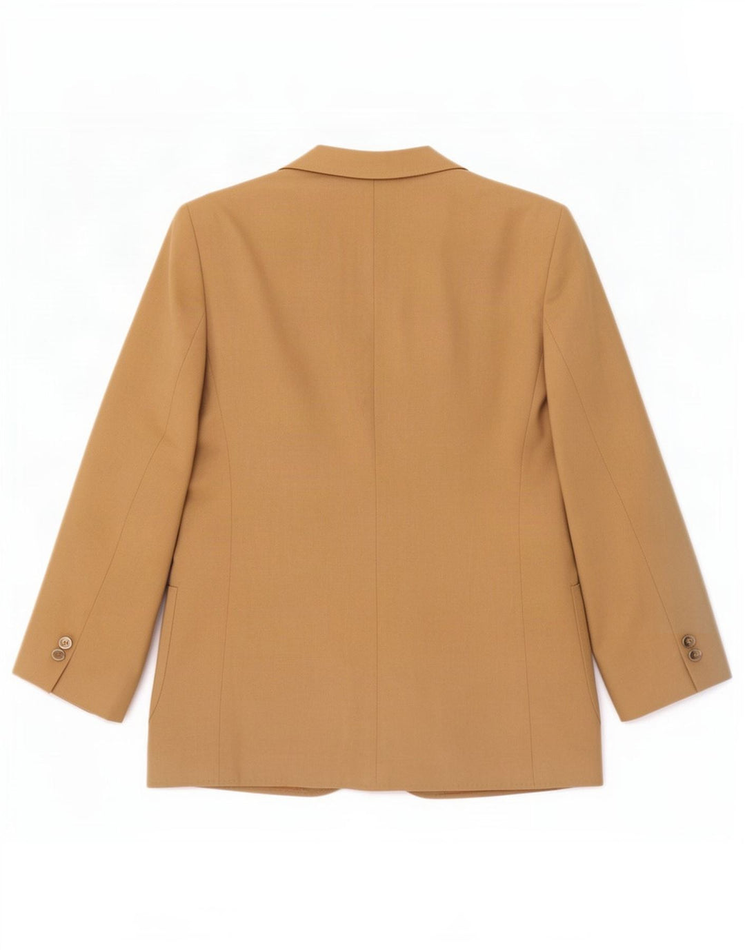 DAKS Damen-Blazerjacke mit 2 Knöpfen, UK 12, mittelbraune Wolle
