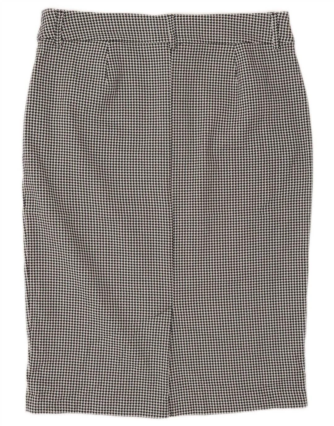 Marks & Spencer Damen Bleistiftrock UK 16 Large W32 Grauer Hahnentritt