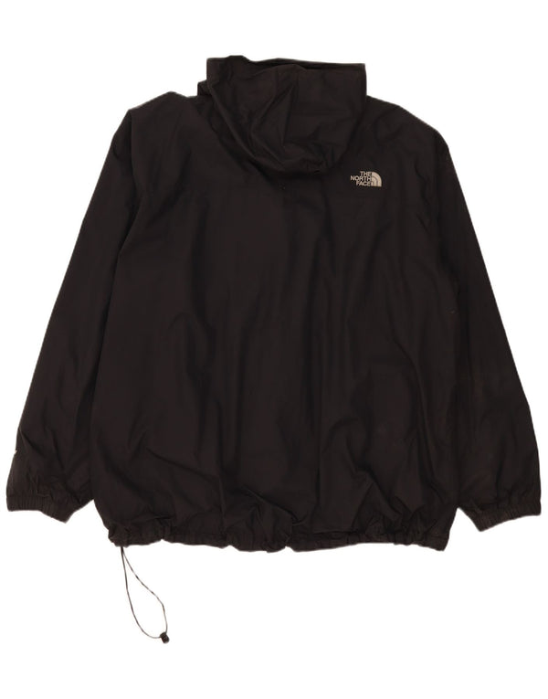 The North Face Herren-Regenjacke mit Kapuze, UK 44, 2XL, schwarzes Nylon