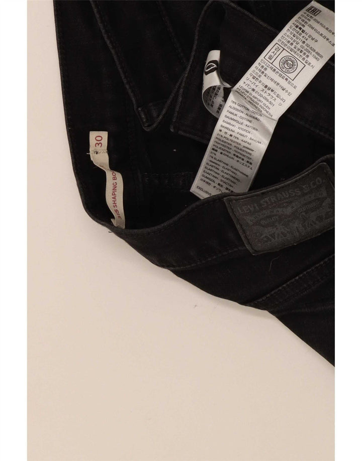 Levi's Damen 315 Bootcut Jeans W30 L32 Schwarze Baumwolle