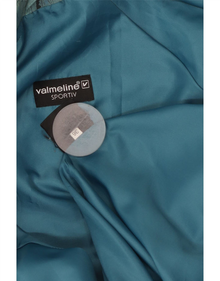 VALMELINE Damen Übergroßer Mantel EU 36 Kleiner blauer Farbblock