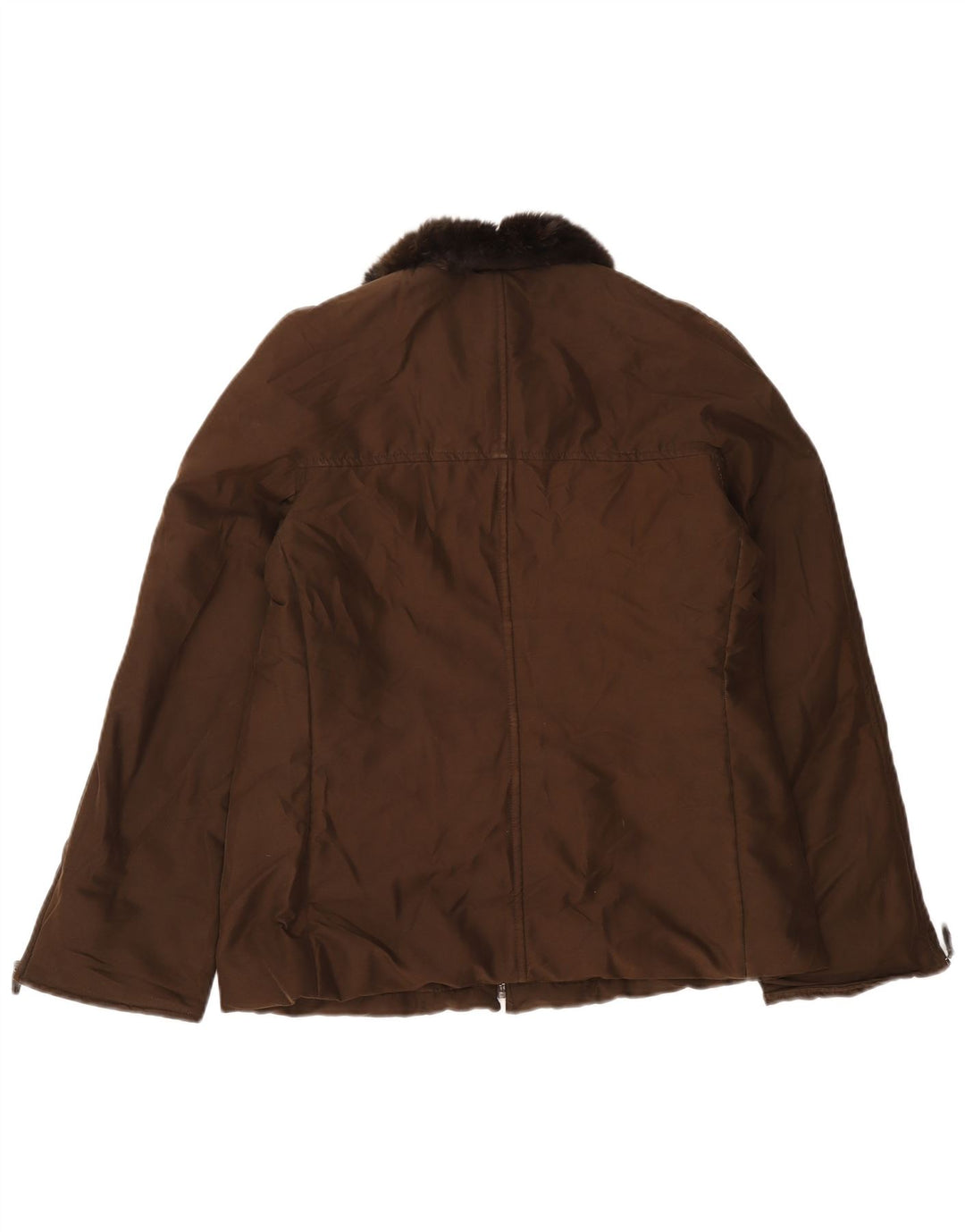 Marella Damen Bomberjacke UK 12 Mittelbraunes Polyester