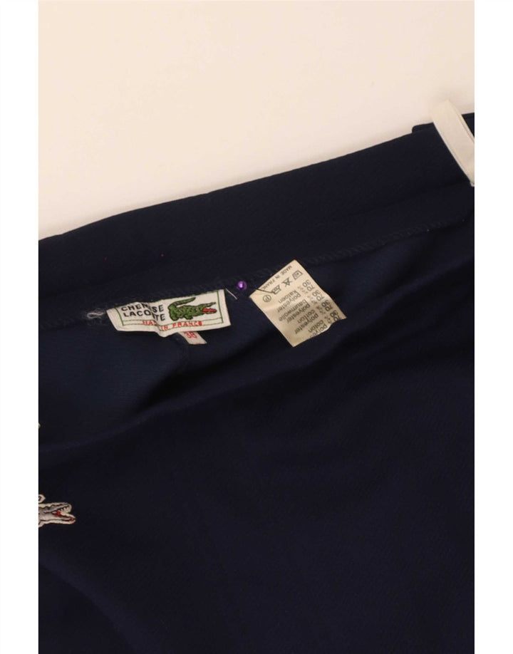 Lacoste Damen Minirock EU 38 Medium W24 Marineblaues Polyester