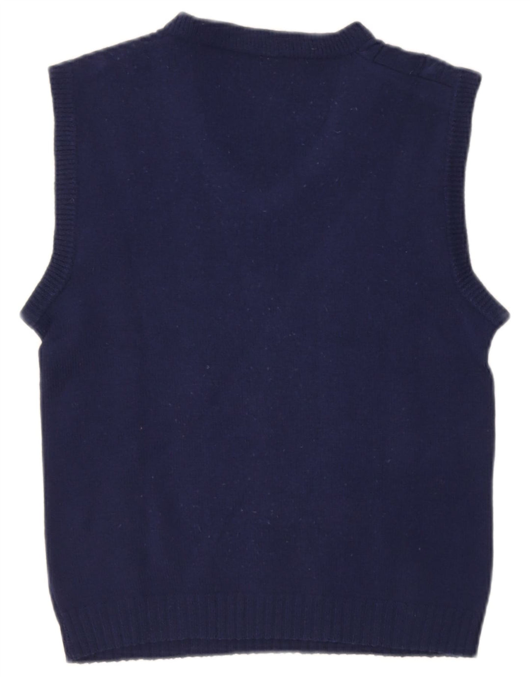 Vintage Herren Weste Tank Top Groß Marineblau