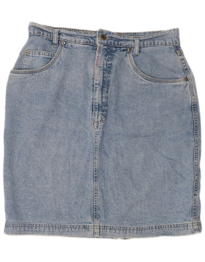 H.I.S Damen Jeansrock IT 44 Medium W30 Blau