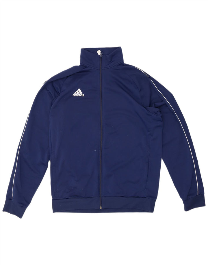 ADIDAS Herren-Trainingsanzug-Top-Jacke, groß, Marineblau