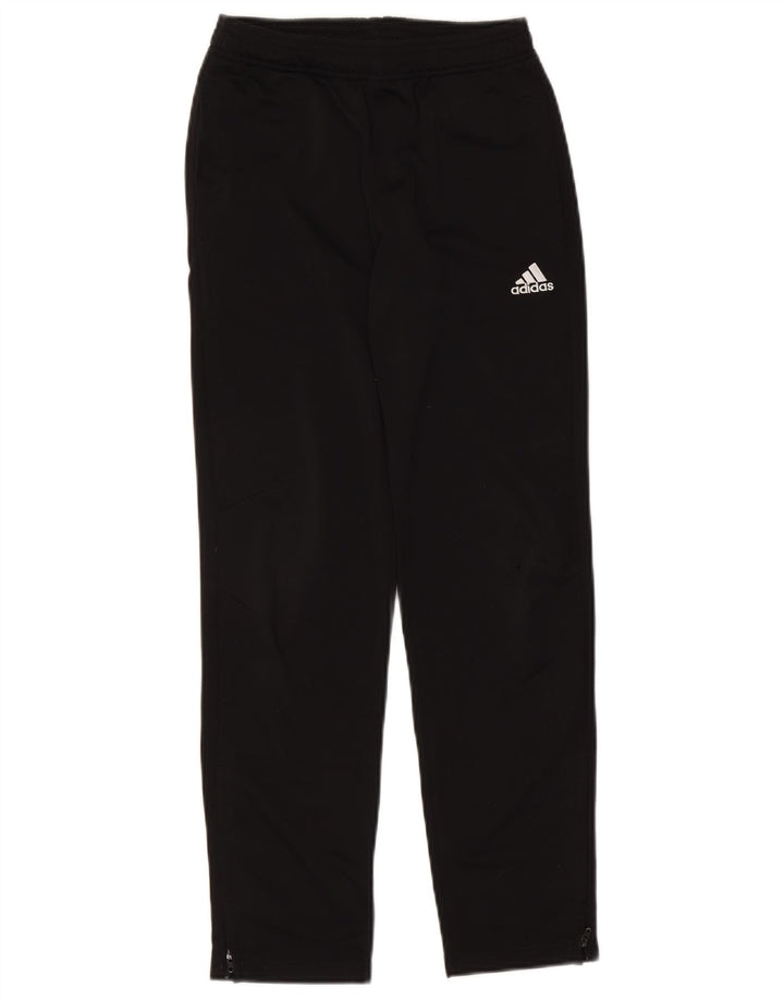 Adidas Trainingshose für Jungen, 11–12 Jahre, schwarzes Polyester