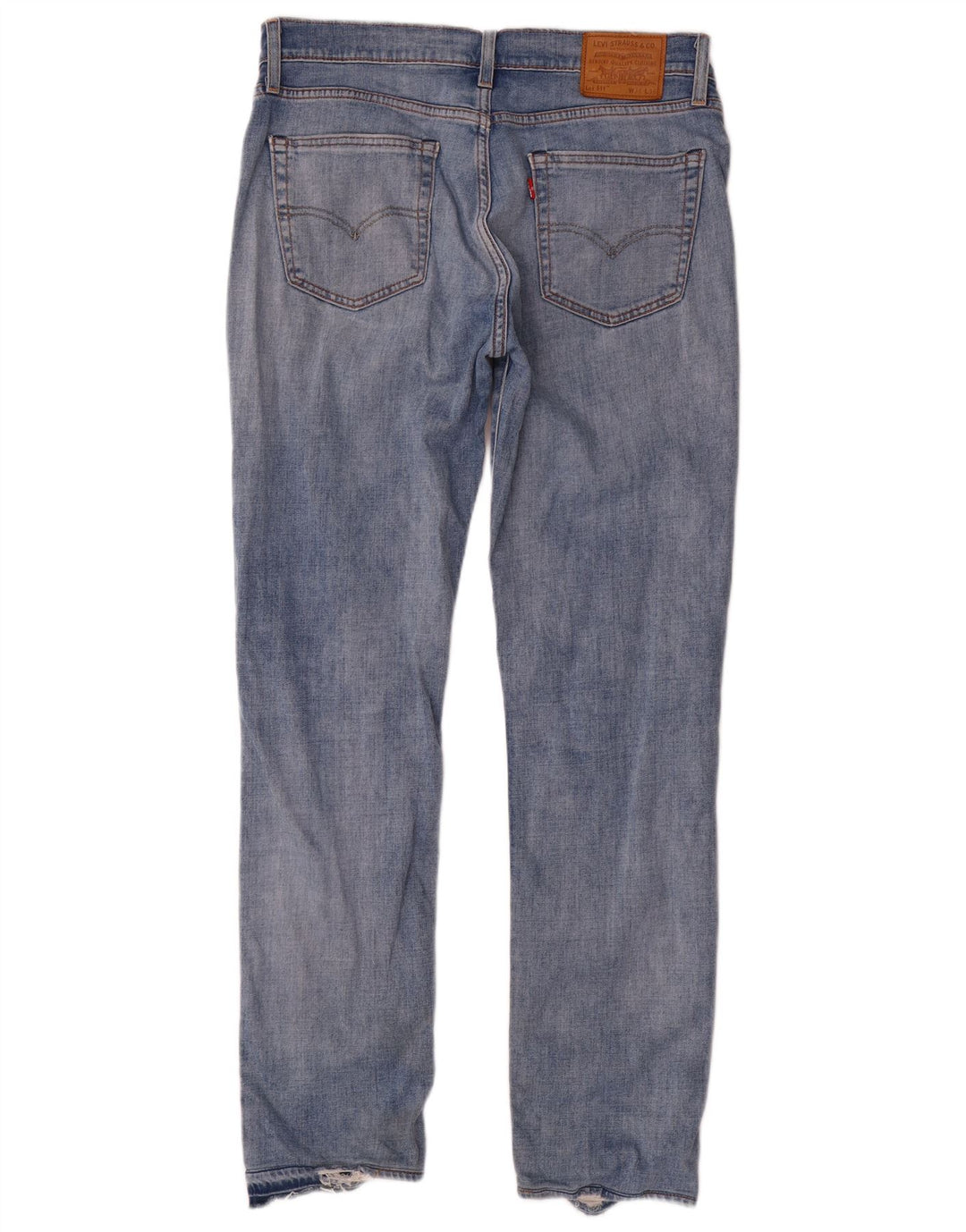Levi's Herren Distressed Slim Jeans W34 L32 Blaue Baumwolle