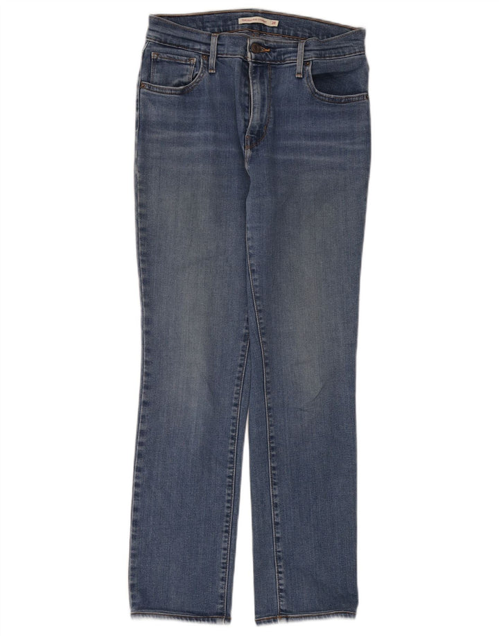 Levi's Damen 724 High Rise Straight Jeans W28 L28 Blau