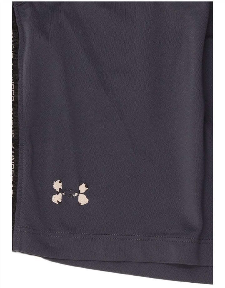 Under Armour Herren-Sportshorts mit Grafik, Größe S, Grau, Farbblock-Polyester