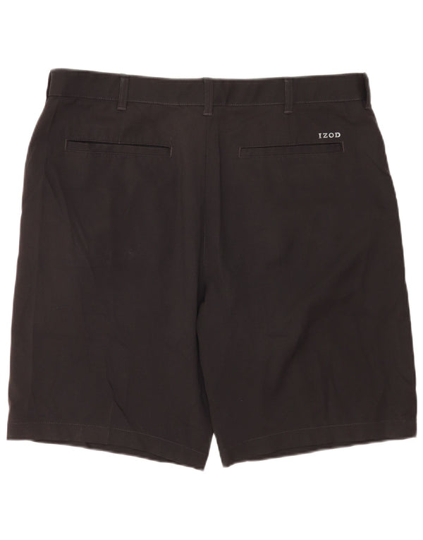 Izod Herren Chinoshorts W36 Large Schwarz Polyester