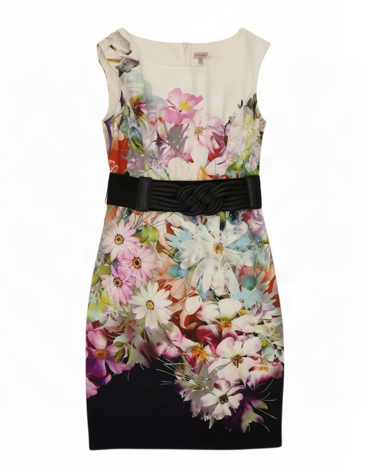 Phase Eight Damen-Etuikleid, UK-Größe 44, mittelgroß, mehrfarbig, mit Blumenmuster