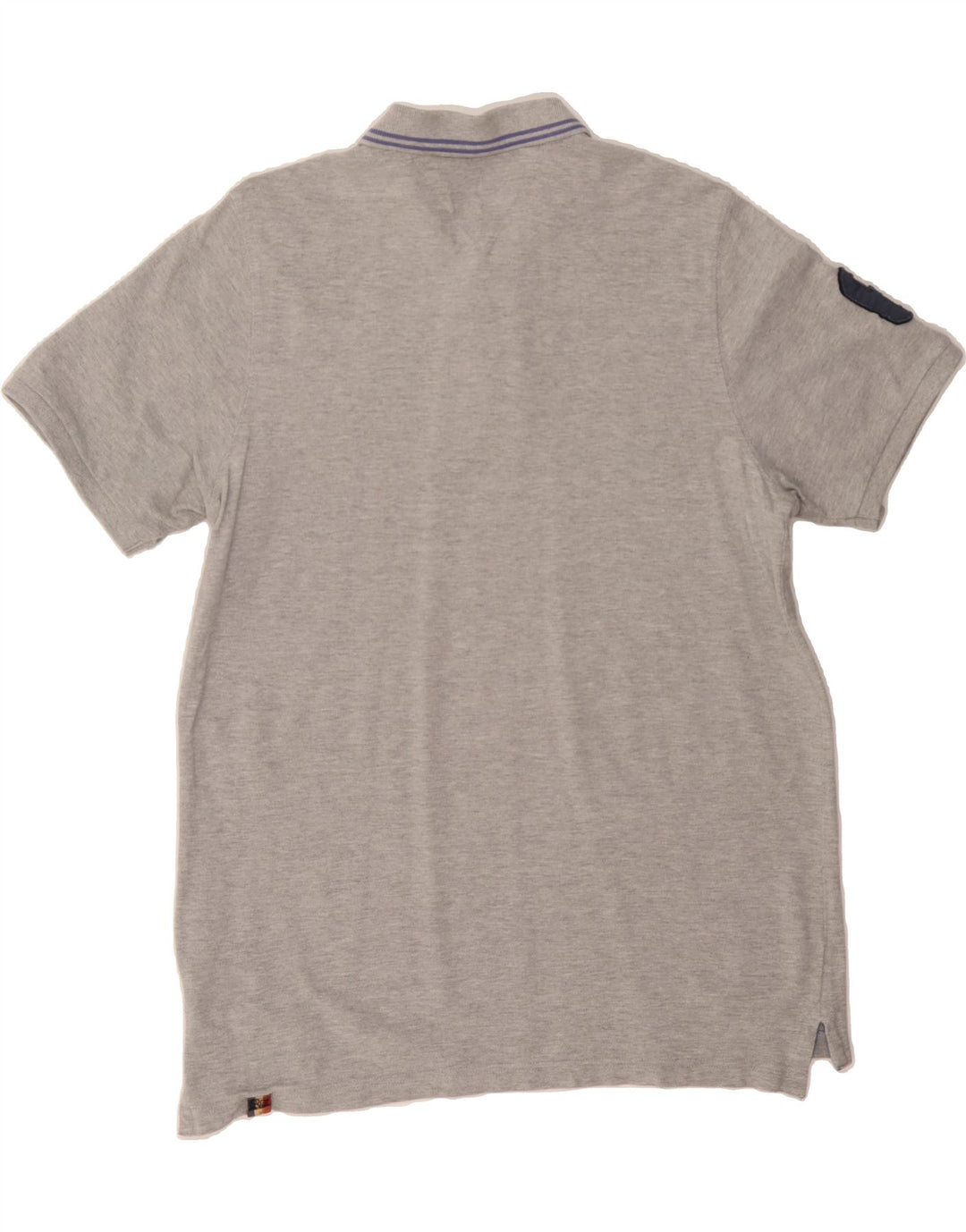 TOMMY HILFIGER Mens Polo Shirt XL Grey Cotton Vintage Tommy Hilfiger and Second-Hand Tommy Hilfiger from Messina Hembry 