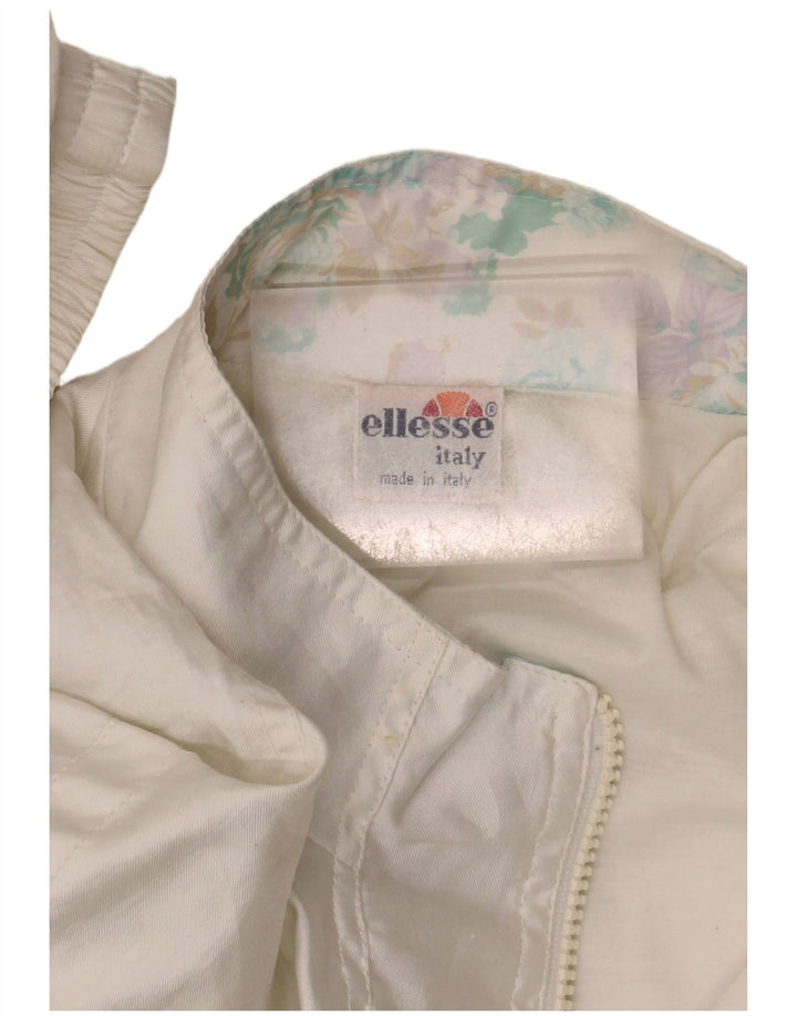 Ellesse Womens Full Trainingsanzug UK 18 XL weiß geblümt