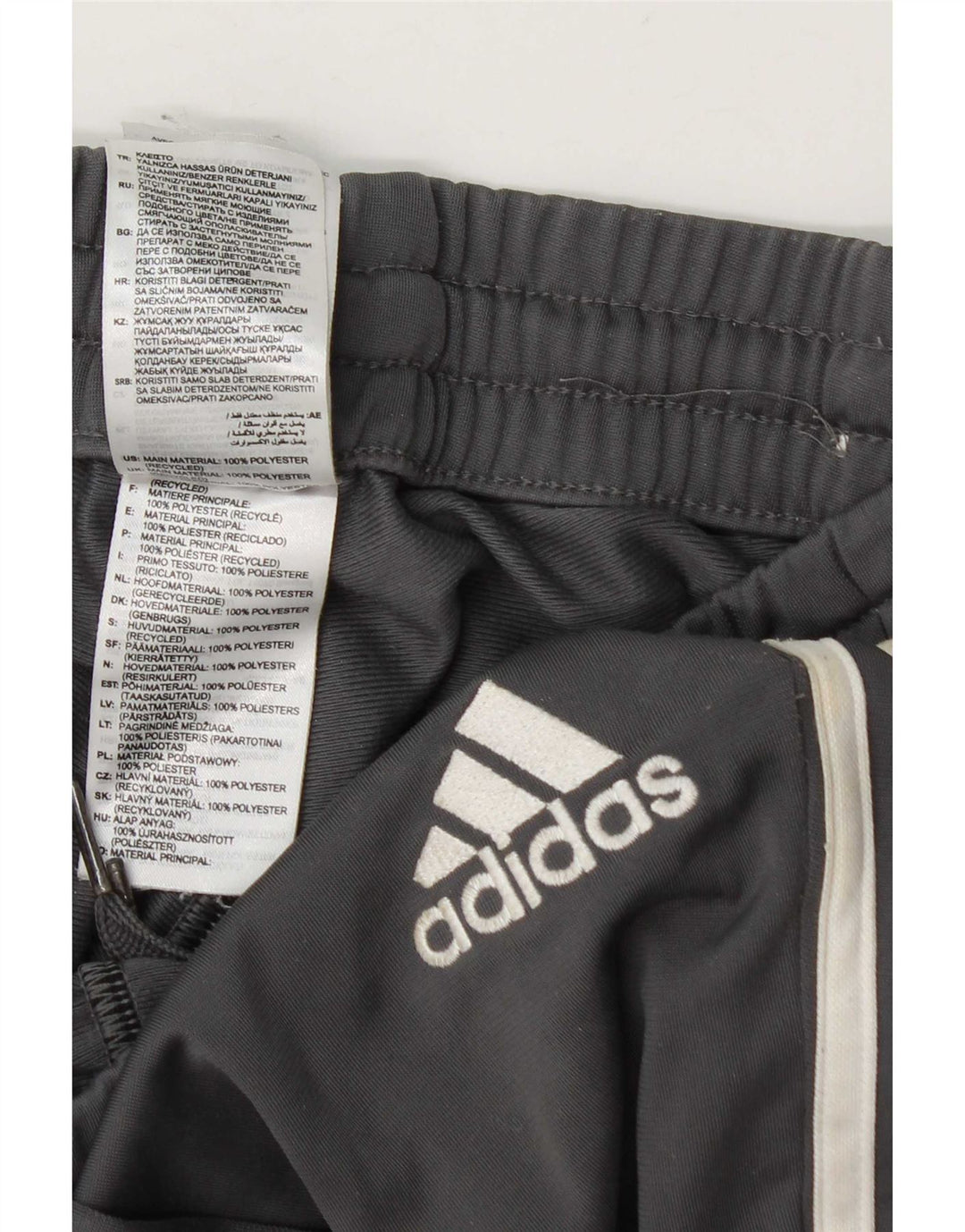 Adidas Herren Trainingshose Jogger Mittelgraues Polyester