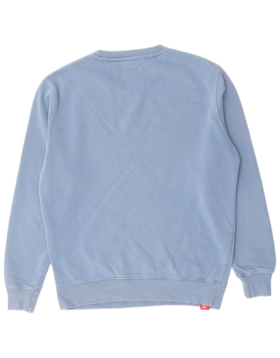 Alpha Industries Herren-Sweatshirt mit Grafik, mittelblaue Baumwolle