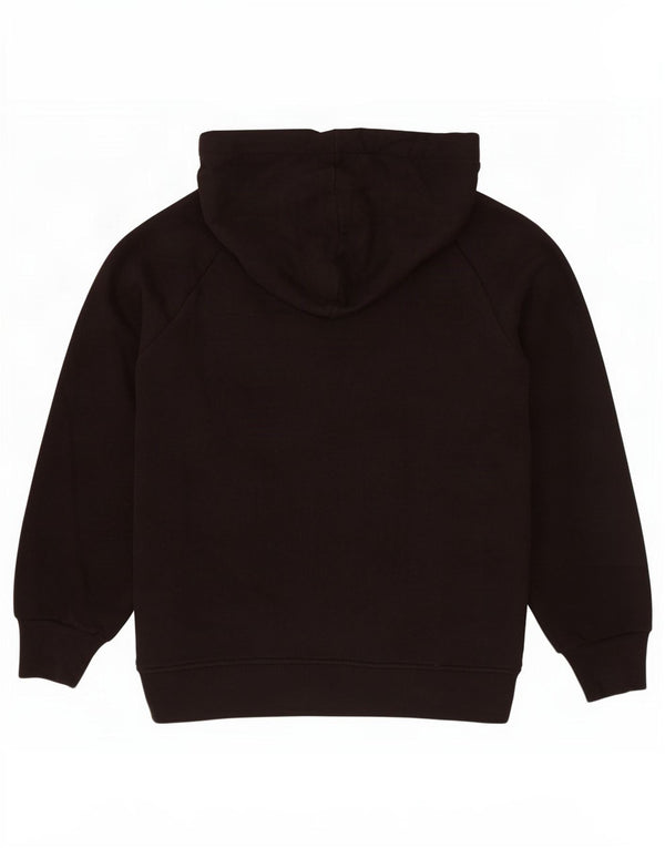 Tommy Hilfiger Womens Graphic Oversized Hoodie Pullover UK 6 XS Schwarz Baumwolle