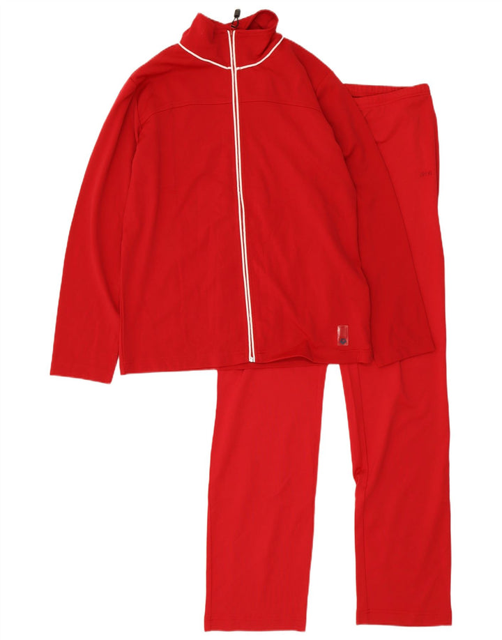 Arena Herren-Trainingsanzug, UK 14, Mittelrot, Polyester