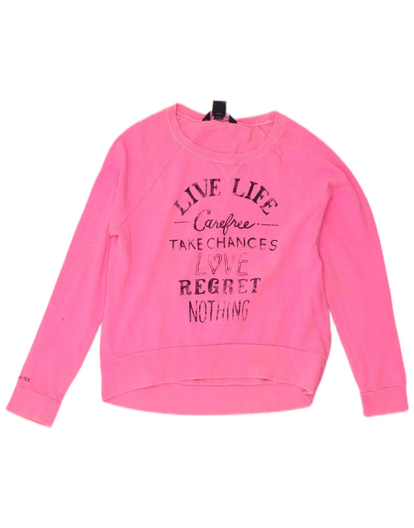 Ralph Lauren Grafik-Sweatshirt für Mädchen, 13–14 Jahre, Größe L, Rosa, Baumwolle
