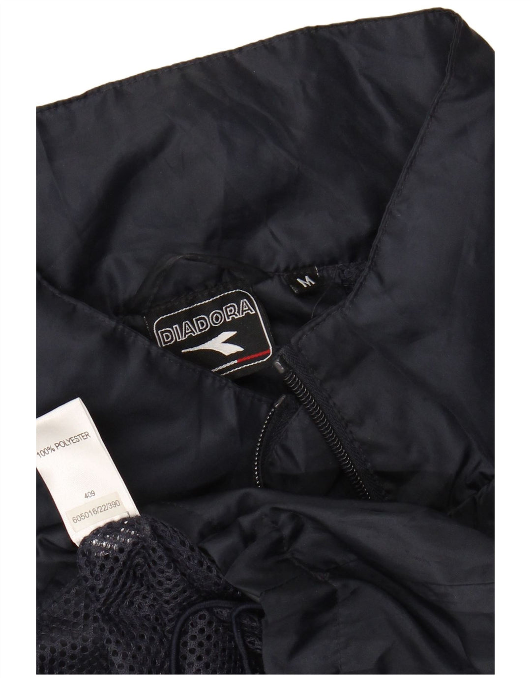 Diadora Herren Regenjacke UK 38 Medium Marineblau Polyester