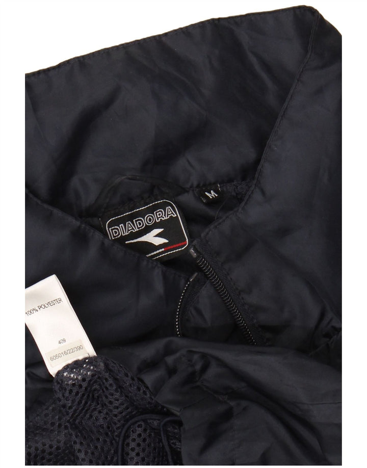 Diadora Herren Regenjacke UK 38 Medium Marineblau Polyester
