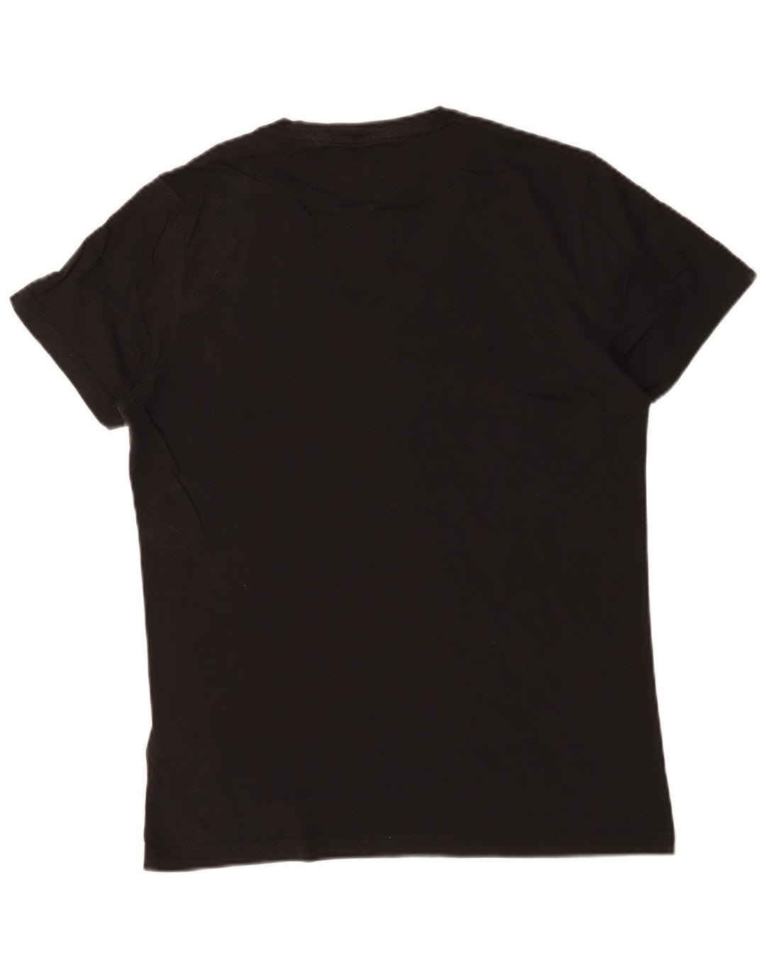 Tommy Hilfiger Herren T-Shirt Top Medium Schwarz Baumwolle