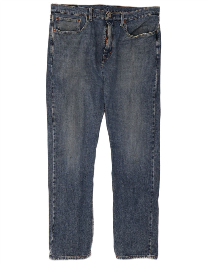Levi's Herren 502 Tapered Jeans W34 L32 Blaue Baumwolle